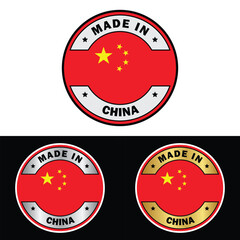 Made in China Make in Italy Organic Genuine Seal Tag Stamp Badge Made with Love Product of China