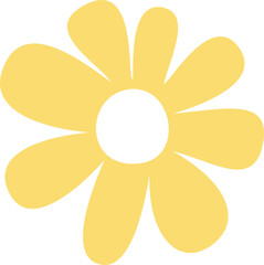 yellow flower vector