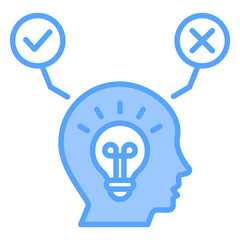 Hypothesis Blue Icon