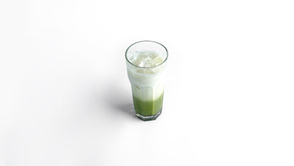 glass of water with lime