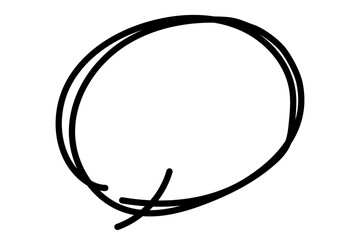 手書き風の吹き出しフレーム03