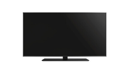 lcd tv monitor , screen isolated on white background , transparent png 