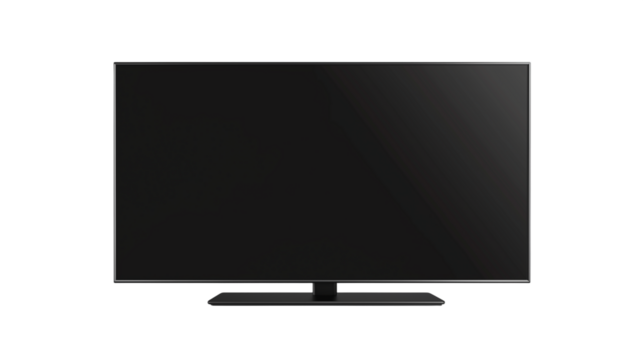 lcd tv monitor , screen isolated on white background , transparent png 