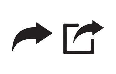 High quality flat and minimalist social media share icons. professional sharing buttons. vector illustration eps 10.