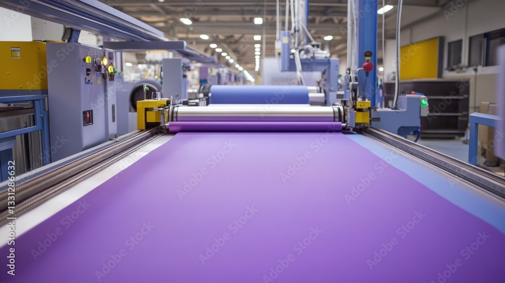Poster precision-controlled textile stenter machine ensuring fabric consistency