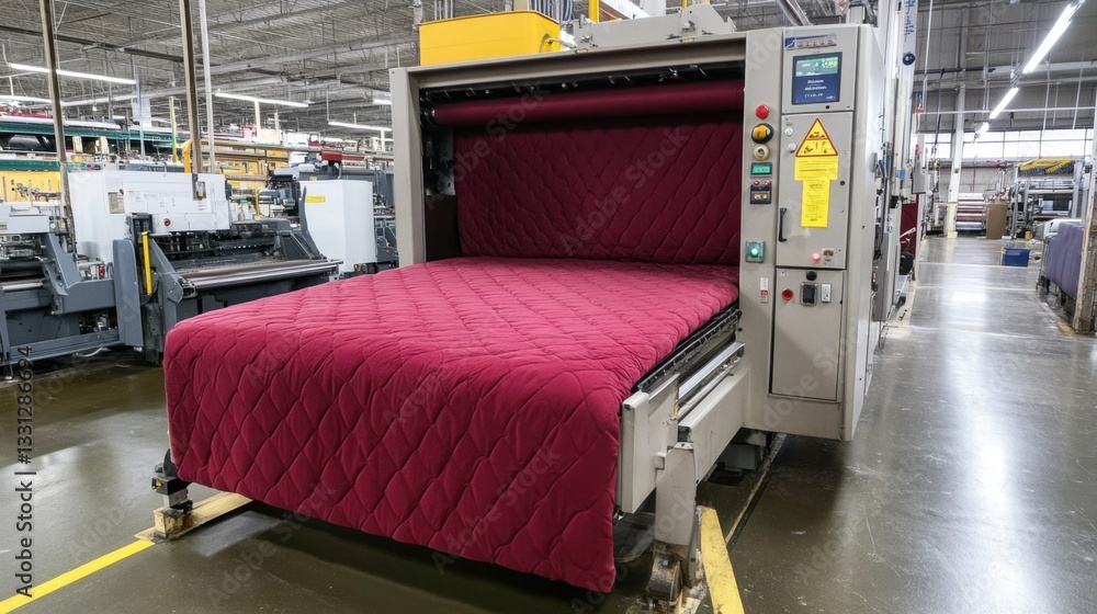 Poster precision-controlled textile stenter machine ensuring fabric consistency