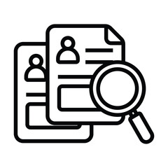 Icon Hiring Vector Design