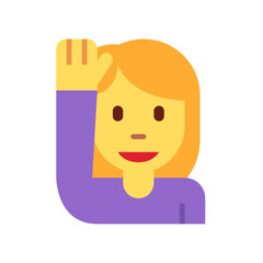 Person Raising Hand