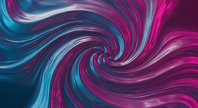 Swirling Abstract Colorful Pattern in Vibrant Pink and Blue Tones