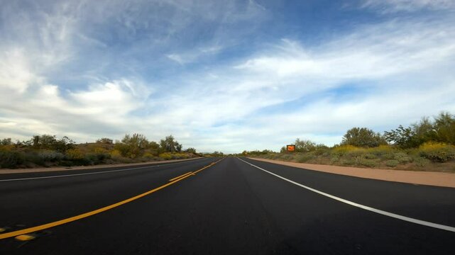 Arizona Driving 1852 Tempe Saguaro Lake