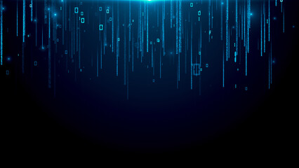Digital Light Rain Technology Background