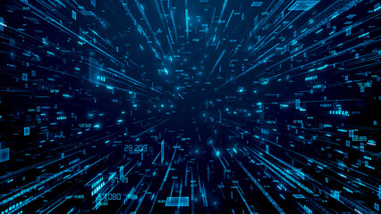 Data Streams Speed and Motion Technology Background