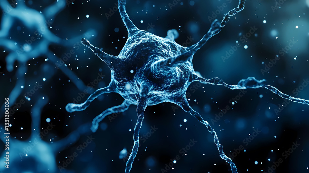 Poster 3d neuron network with complex structure