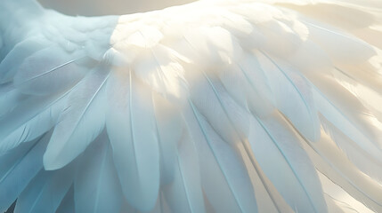 "Pure White Angel Wings Isolated on Transparent Background – Ethereal and Divine Feathered Wings"

