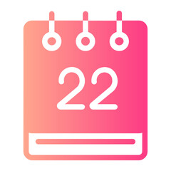 date gradient icon