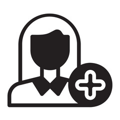 Add User glyph icon
