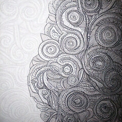 Abstract background with copy space in pencil sketch style, part 4