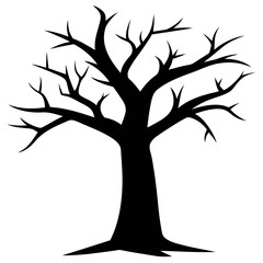 tree silhouette vector