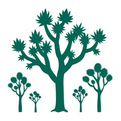 Obraz premium set of trees