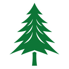 christmas tree vector illustration