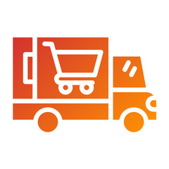 Vector Design Delivery Truck Icon Style
