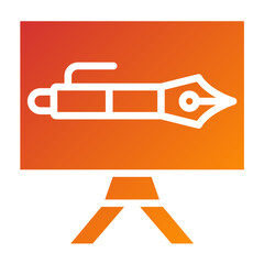 Vector Design Pen Icon Style