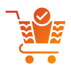 Vector Design Checkout Icon Style