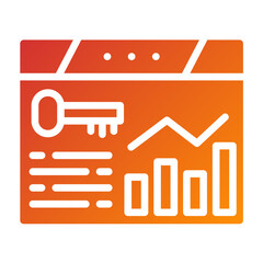 Vector Design Rank Keywords Icon Style