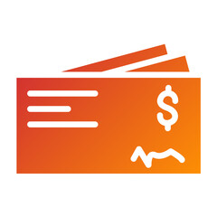 Vector Design Cheque Book Icon Style