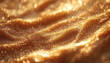 Golden Shimmers Light Dancing on Textured Surface