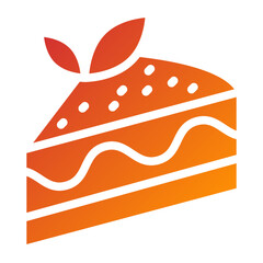 Vector Design Cake Slice Icon Style