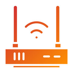 Vector Design Modem Icon Style
