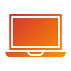 Vector Design Laptop Icon Style