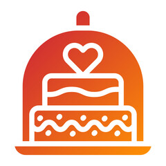 Vector Design Cake Dome Icon Style