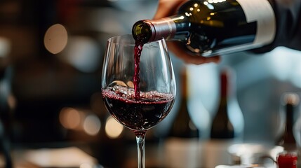 Sommelier Tasting Wine in Restaurant