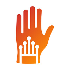 Vector Design Wired Gloves Icon Style