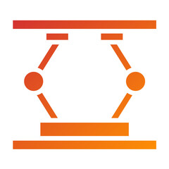 Hydraulic Jack Vector Design Icon Style