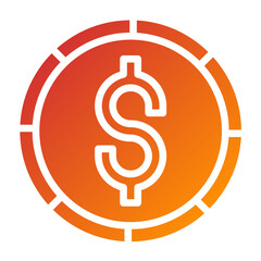 Dollar Sign Vector Design Icon Style