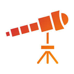 Telescope Vector Design Icon Style