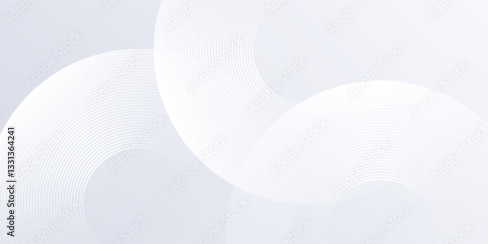 Poster abstract lines grey background with dynamic circle lines background abstract modern simple