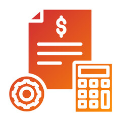 Vector Design Expenses Icon Style