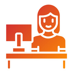 Vector Design Information Desk Icon Style