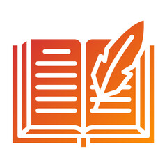 Vector Design History Book Icon Style
