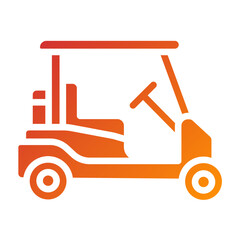 Vector Design Golf Cart Icon Style
