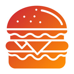 Vector Design Burger Icon Style
