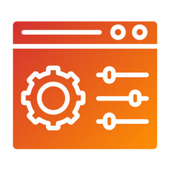 Vector Design Control Panel Icon Style