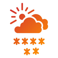 Vector Design Snow Icon Style