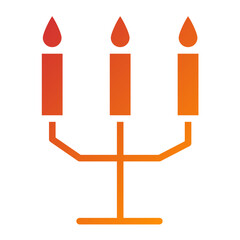 Vector Design Candlestick Icon Style