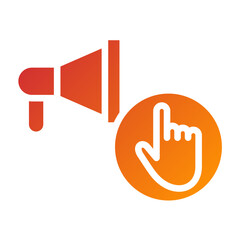 Vector Design Ad Blocker Icon Style