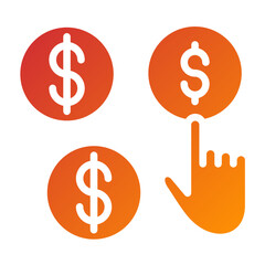 Vector Design Pay Per Click Icon Style
